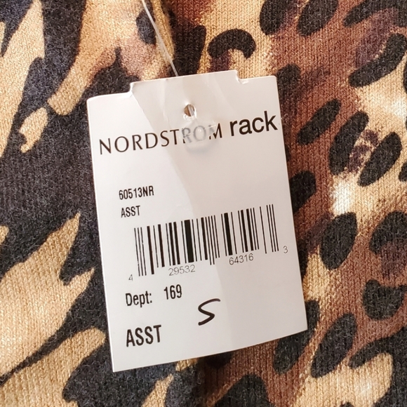 Charlotte Tarantola NWT Nordstrom Animal Leopard Print Stretch Dress W/ Belt Sm - Picture 4 of 8